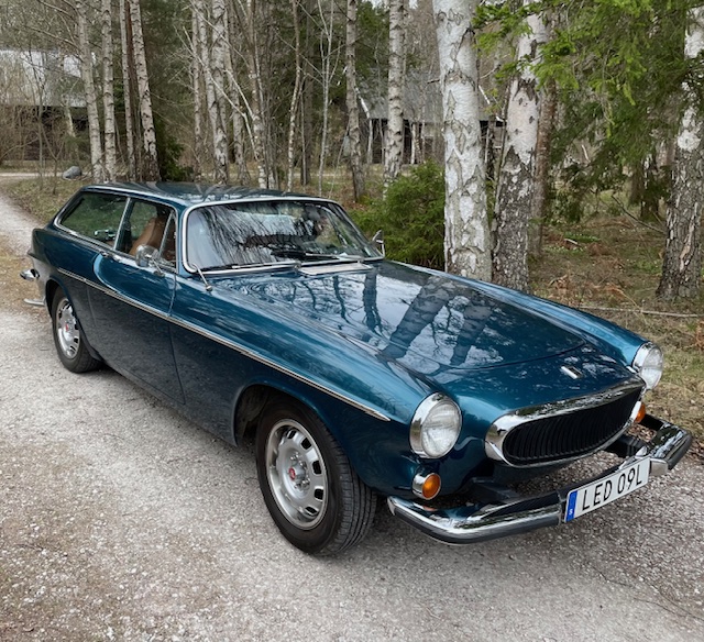 P1800 ES 1973 115 Grönblå met. Ulle Olofsson
